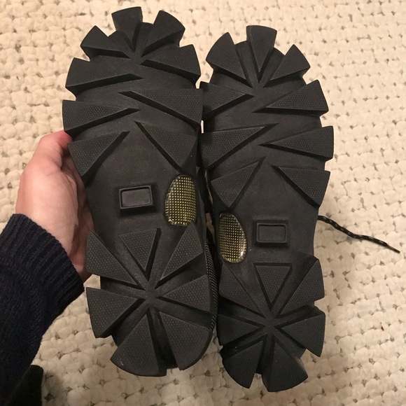 Ralph Lauren Sport Lugged Sole Boots 8 RARE! New Gunmetal Snow Hiking OOAK ankle - Picture 8 of 8